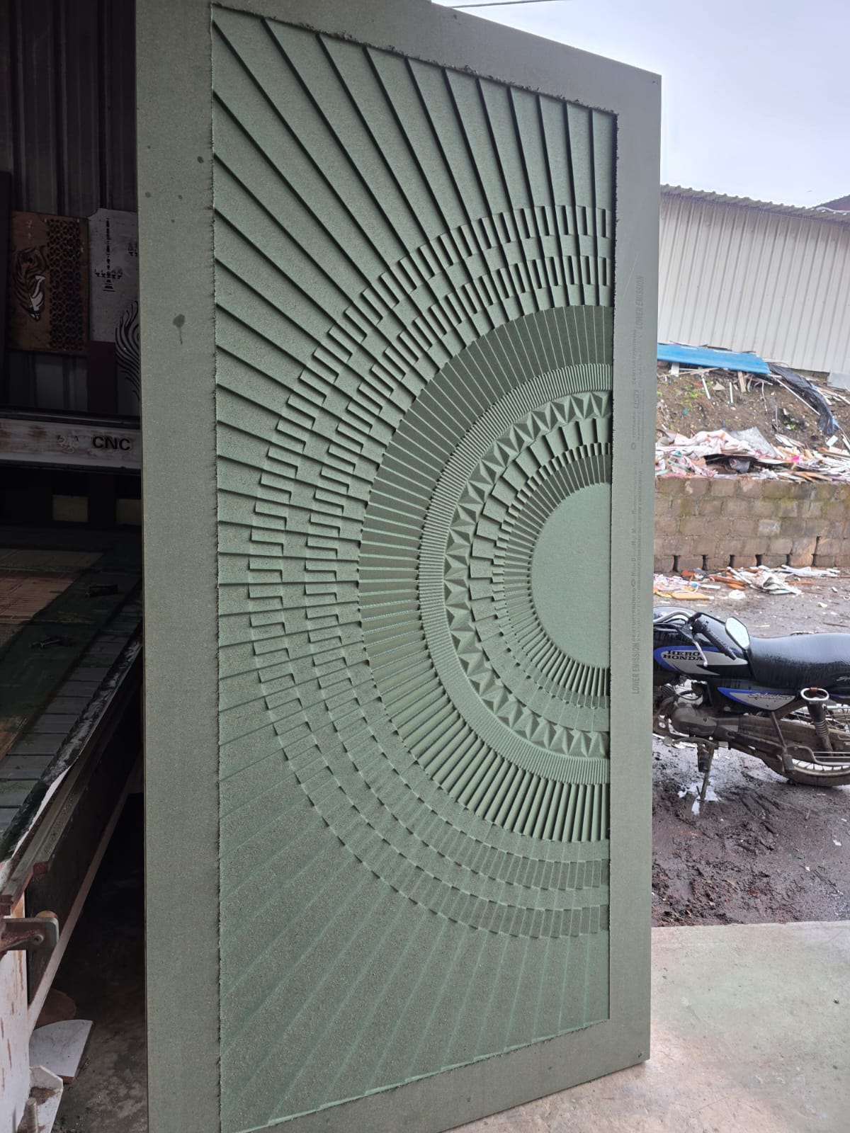 Modern Fluted CNC Door & Shutter Panel